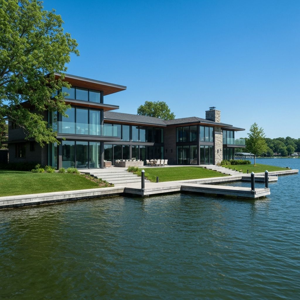 Modern Lakefront Estate